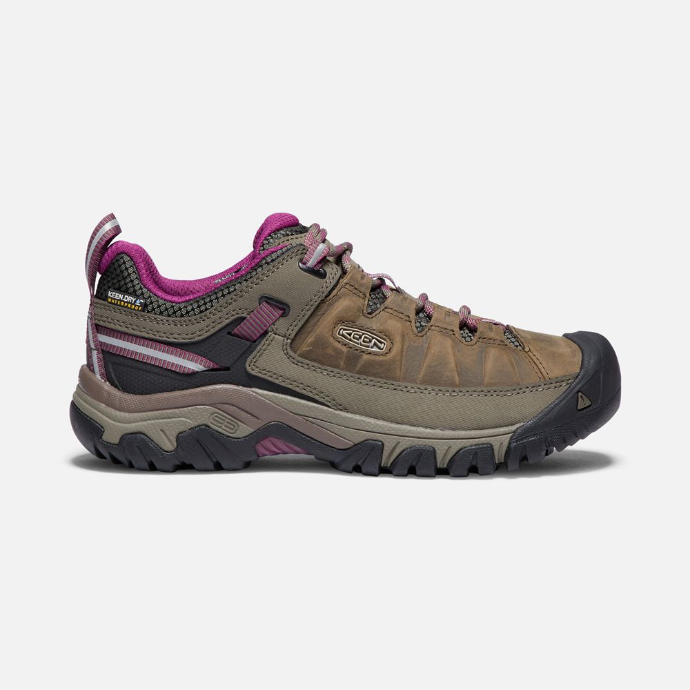 Zapatos de Seguridad Keen Mexico Marrom - Mujer Targhee Iii Waterproof - QP5629107